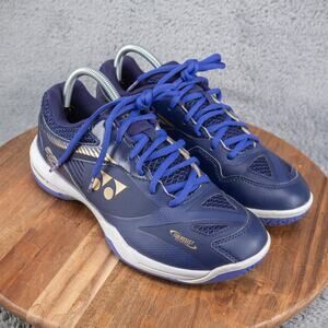 Yonex SHB-65Z2 Kento Momota Edition Men’s Size 8 Navy Pickleball Tennis Shoes